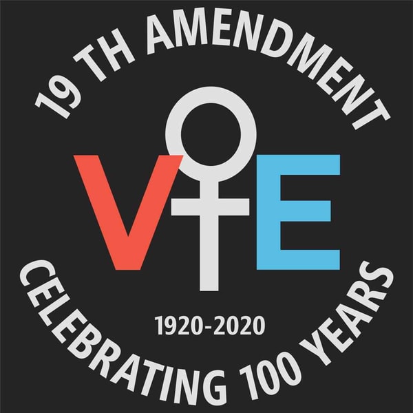 19th Amendment Icon Womens 19th Amendment svg, vote svg, Centennial Logo svg, 10 | Inspire ...