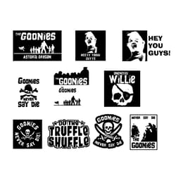 the goonies bundle truffle svg goonies never say die svg