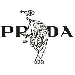 prada tiger logo svg, prada logo svg, brand logo tumbler