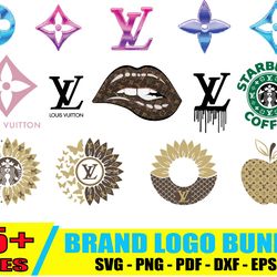 louis vuitton bundle svg, fashion logo svg, fashion logo svg, famous brand logo svg