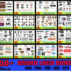luxury logo bundle svg, logo bundle svg, fashion logo svg, famous brand logo svg