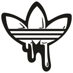 adidas drip logo svg, drip logo svg, fashion logo svg, famous brand logo svg