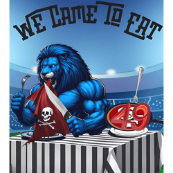 Detroit Lions We Came To Eat 49ers PNG
