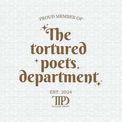 Member Of The The Tortured Poets Department 2024 SVG
