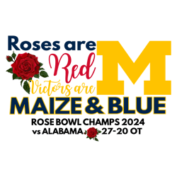 roses are red victors are maize and blue svg1