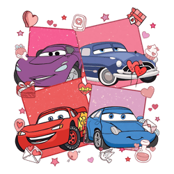 lightning mcqueen friends valentine png1