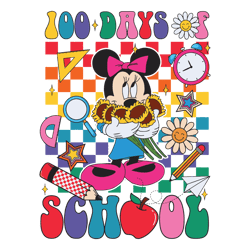 100 days of school minnie mouse svg1