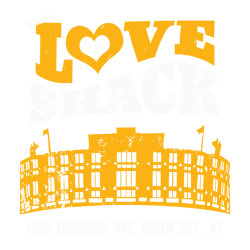 The Love Shack Lambeau Field Stadium SVG1