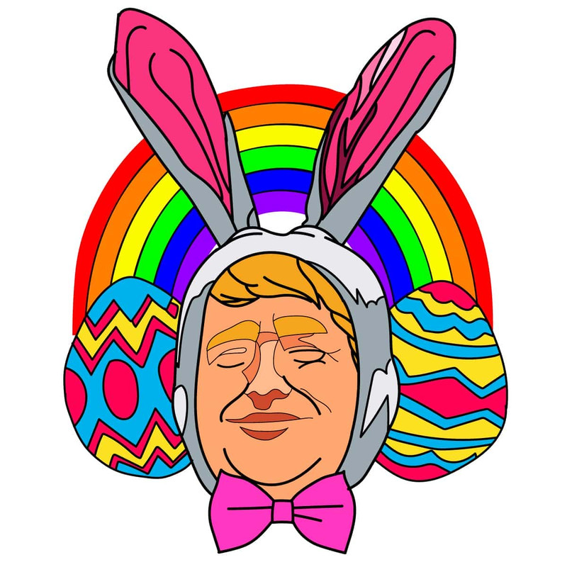 Donald Trump Easter Bunny SVG Make America Great Again SVG.jpg