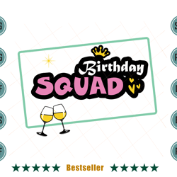 birthday squad wine glass svg bd220621ht84