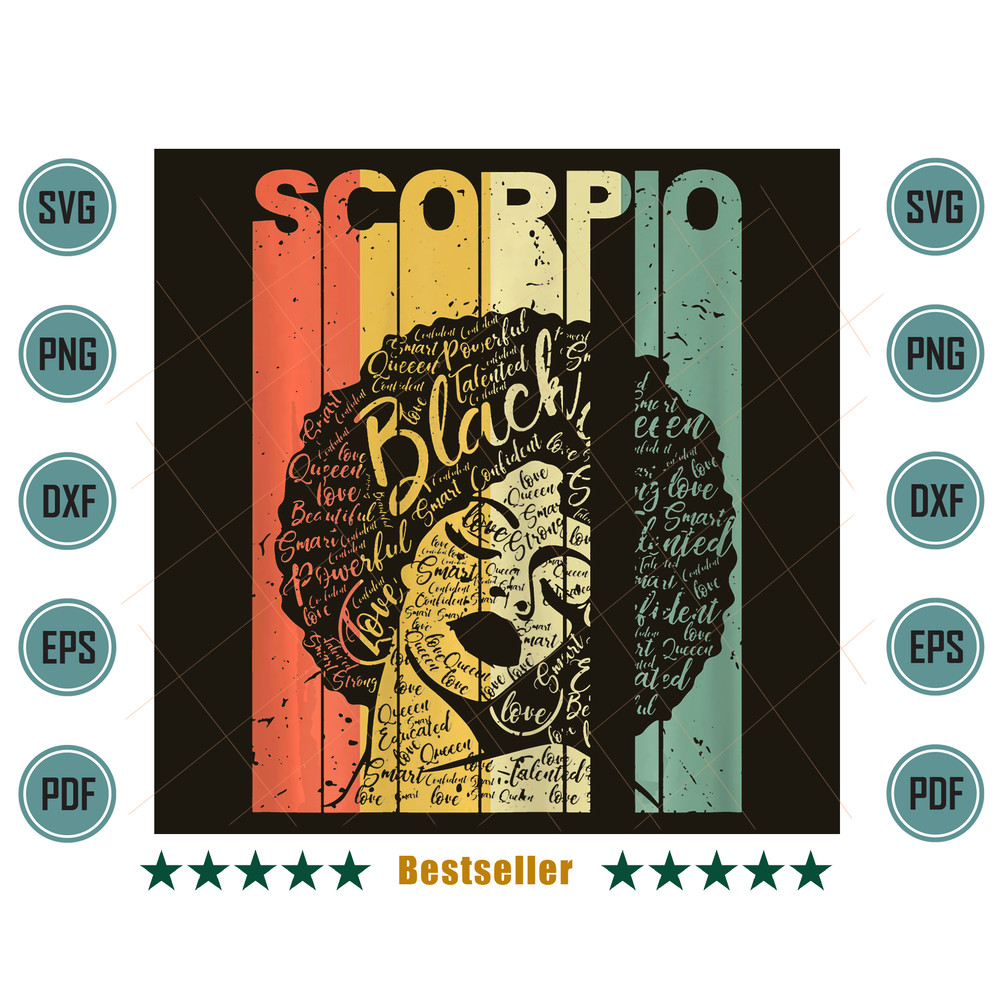 Black-Girl-Birthday-Scorpio-Queen-Vintage-Png-BD28092021HT10.jpg