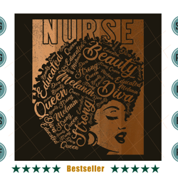 black nurse educated beauty diva melanin strong png bg02082021ht8