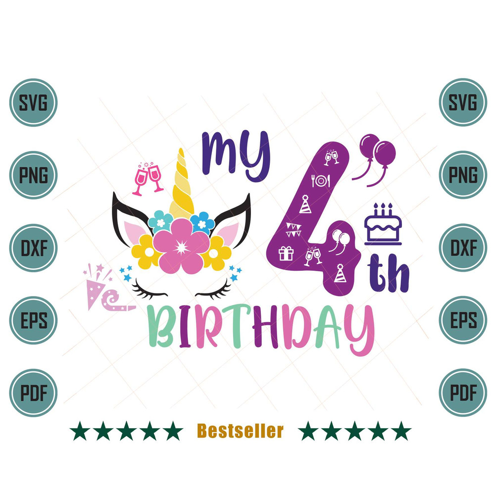 My-4th-Birthday-Unicorn-Birthday-Baby-Girl-Svg-BD070721HT65.jpg