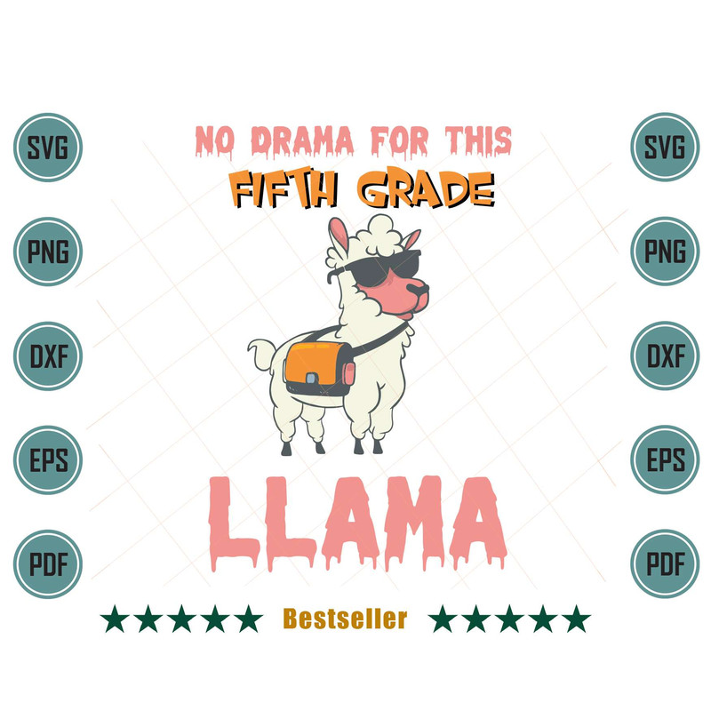 No-Drama-For-This-Fifth-Grade-Llama-Back-To-School-Svg-HLD240721HT18.jpg