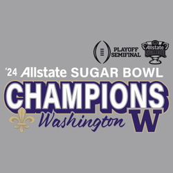 2024 Sugar Bowl Champions Washington SVG