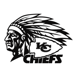 Vintage Chiefs Mascot Kansas City Football SVG
