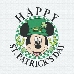 Funny Mickey Happy St Patrick's Day SVG