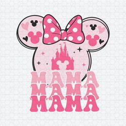 Groovy Disney Mama Minnie Head SVG