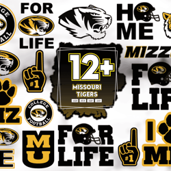 12 Files Missouri Tigers Football Svg Bundle, Missouri Tigers Logo Svg, Mizzou Svg