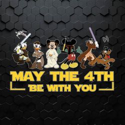 May The 4th Be With You Disney Friends PNG