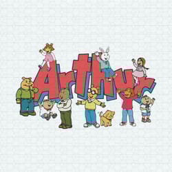funny arthur and friends tv series svg