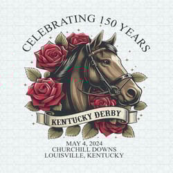 kentucky derby celebrating 150 years png