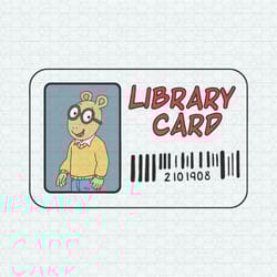 library card svg 1 arthur svg