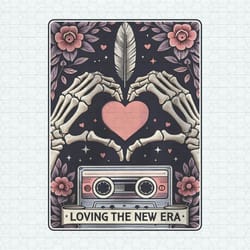 loving the new era skeleton hand png