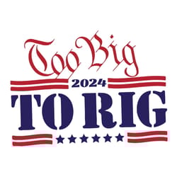 too big to rig 2024 svg donald trump funny svg make america great again svg