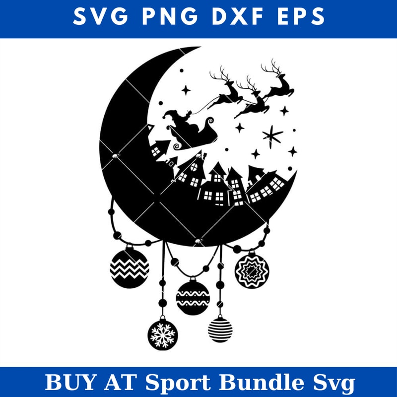 Christmas Moon Svg, Christmas Ornament Svg, Christmas.jpg