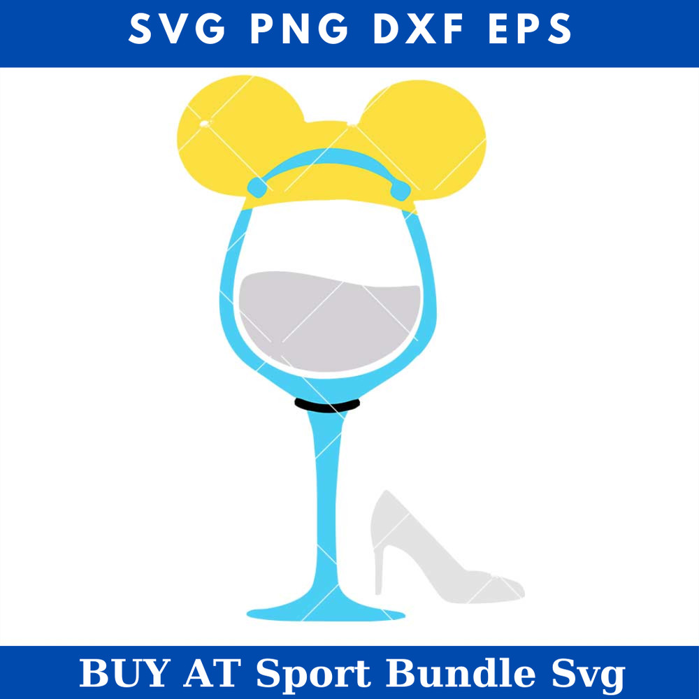Cinderella Wine Glass Svg, Disney Wine Svg, Cinderella.jpg