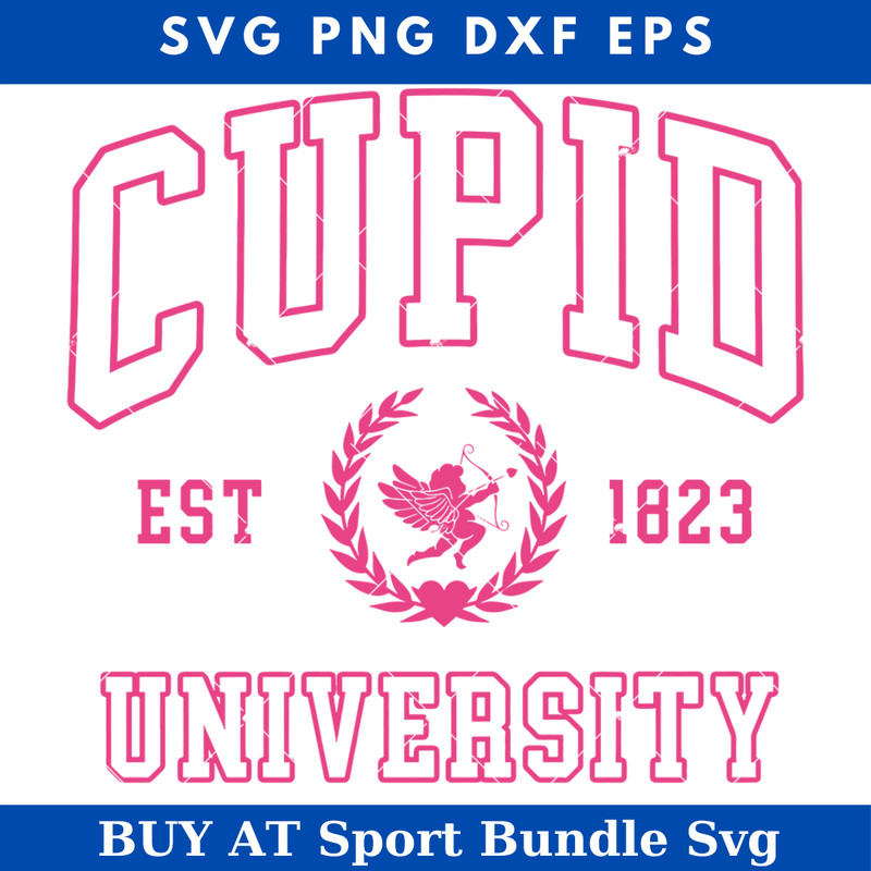Cupid University Svg, Cupid Angel Svg, Cupid Valentines.jpg