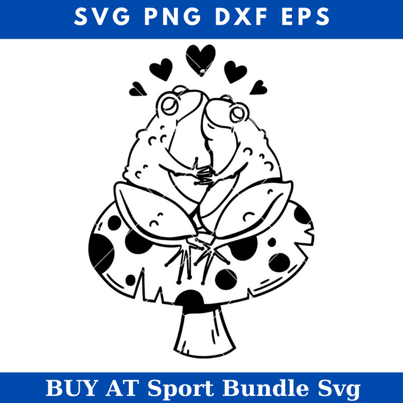 Cute Frog in love Valentine’s day Svg, Romantic couple Svg.jpg