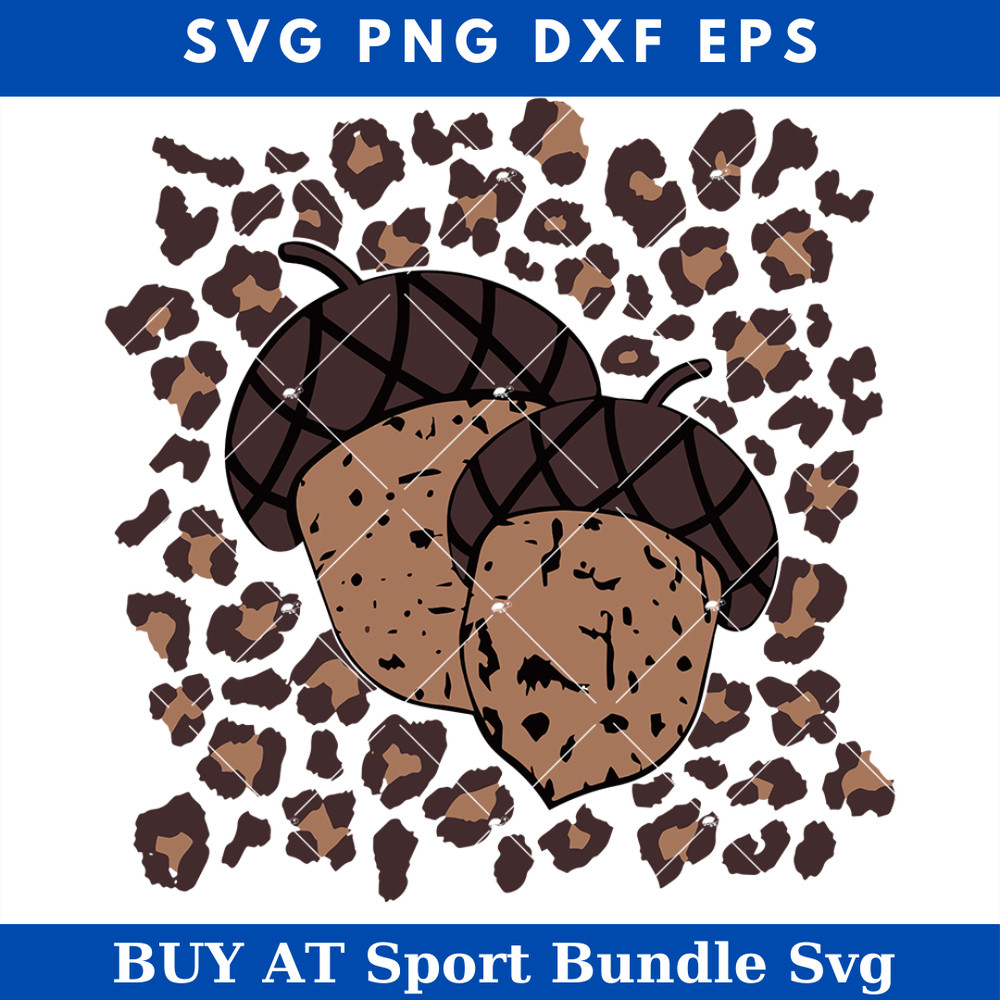Fall Acorns Svg, Leopard Print Acorns Svg, Fall Svg (1).jpg