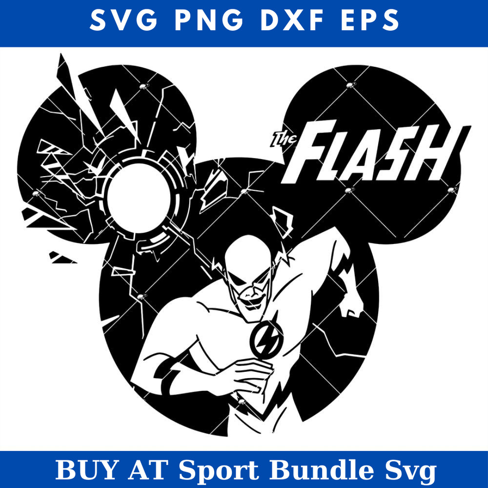 Flash Mickey Svg, Super Hero Birthday Svg, The Flash Svg.jpg