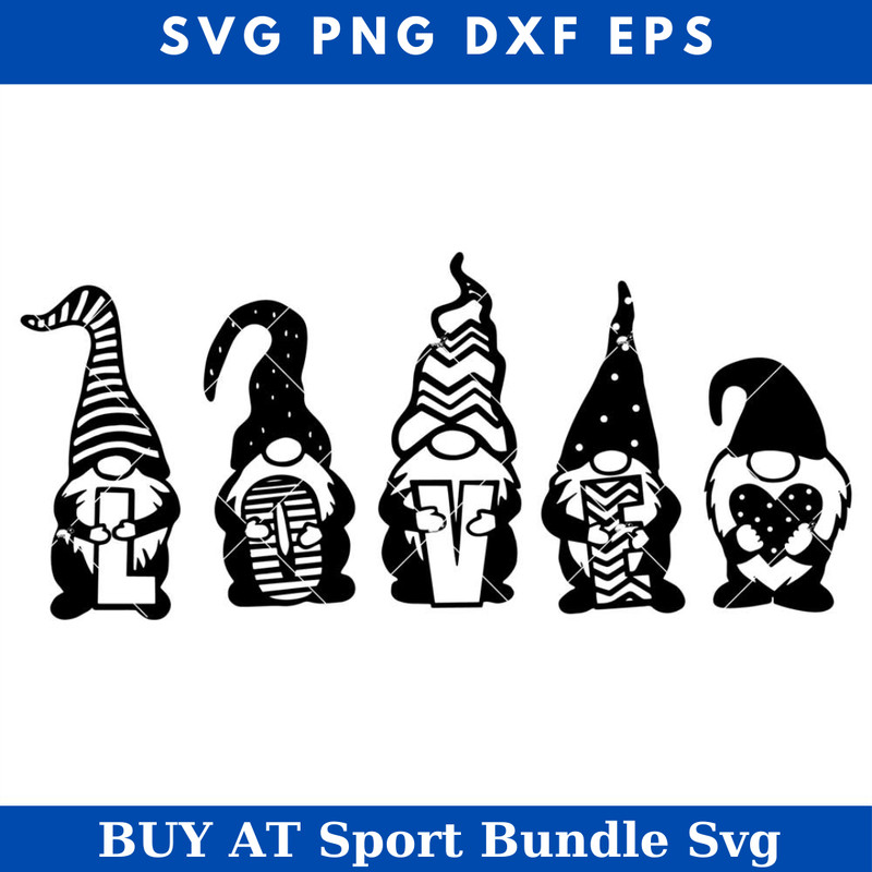 Gnome with Heart Love Svg, Gnome Valentine Svg, Gnome Love.jpg