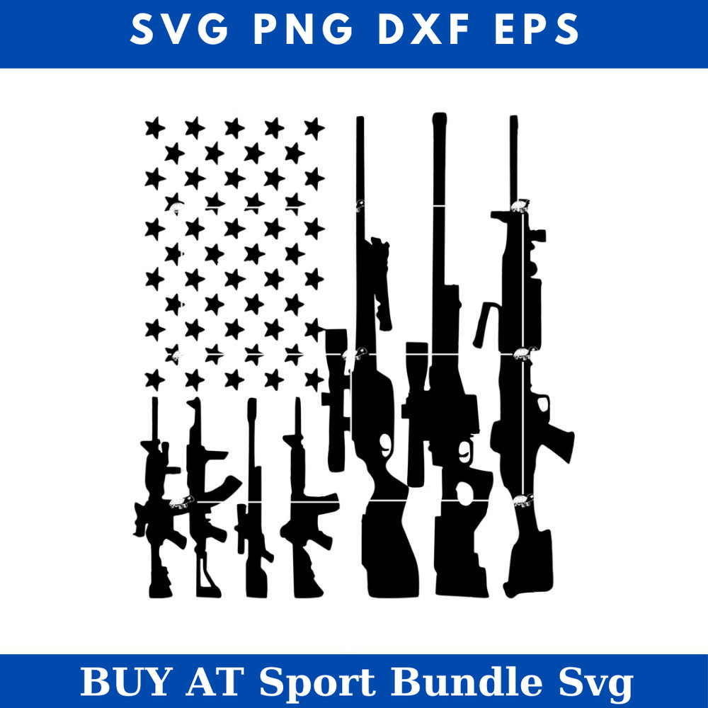 Gun Flag Svg, Gun Svg, USA Flag Svg, Star Svg, Veteran Svg.jpg
