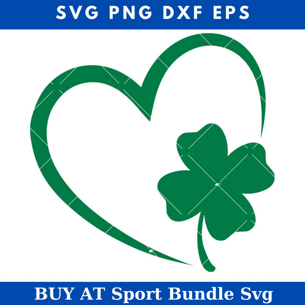 Heart Shamrock Svg, Clover Heart Svg, St Patricks Day Svg.jpg