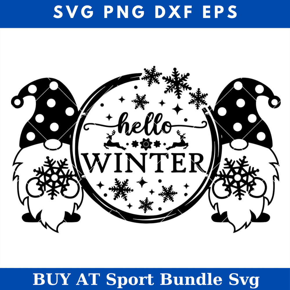 Hello Winter Gnomes Svg, Christmas Gnomes Svg.jpg