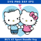 Kawaii Kitty Couple Svg, Hello Kitty Svg, Cat Valentines.jpg