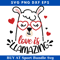 Love Is Llamazing Svg, Love Llama svg.jpg