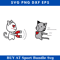 Love Magnet Svg, Funny Kitty Cat Svg, Cat Valentines Day Svg.jpg