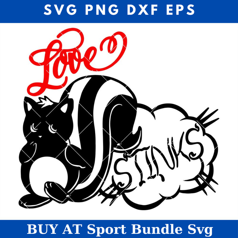 Love Stinks Svg, Funny Valentine Svg, Animal Valentine Day.jpg