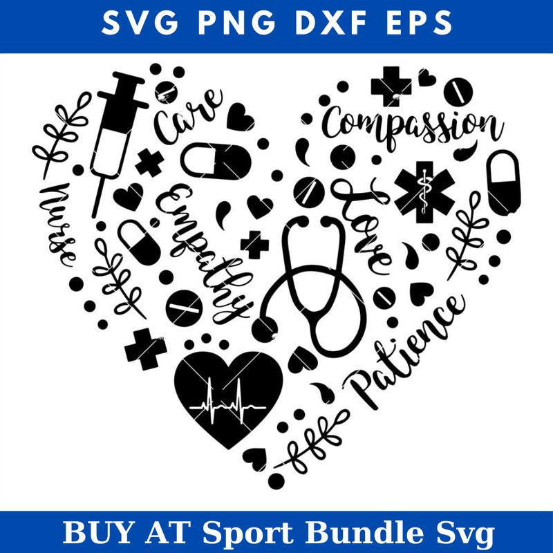 Medical Heart Valentine Day Svg, Nurse Heart Svg, Nursing.jpg
