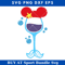 Mermaid Wine Glass Svg, Disney Wine Svg, Ariel Princess Svg.jpg