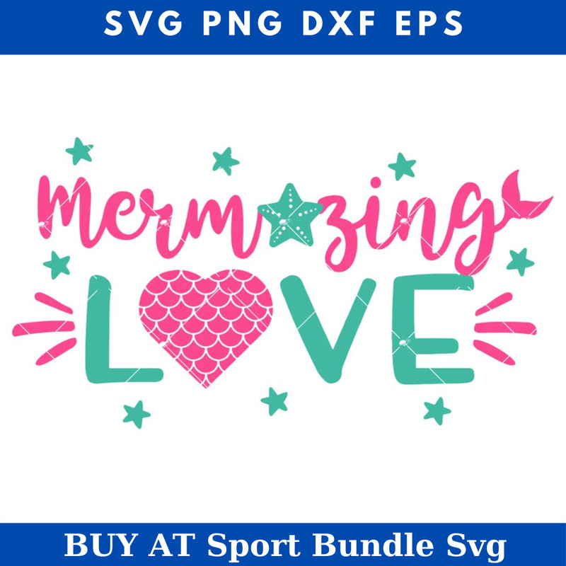 Mermazing Love Svg, Mermaid Love Svg, Mermaid Svg.jpg