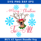 Merry Christmas To All Svg, Cute Reindeer Christmas Svg.jpg