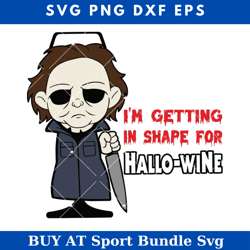 michael myers halloween wine glass disney svg, food wine