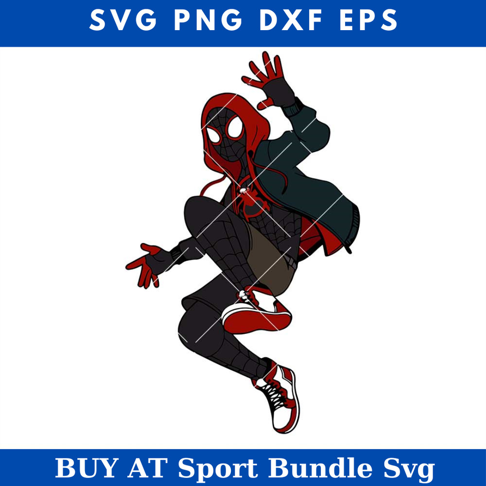 Miles Morales Svg, Across The Spider Verse Svg, Trending.jpg