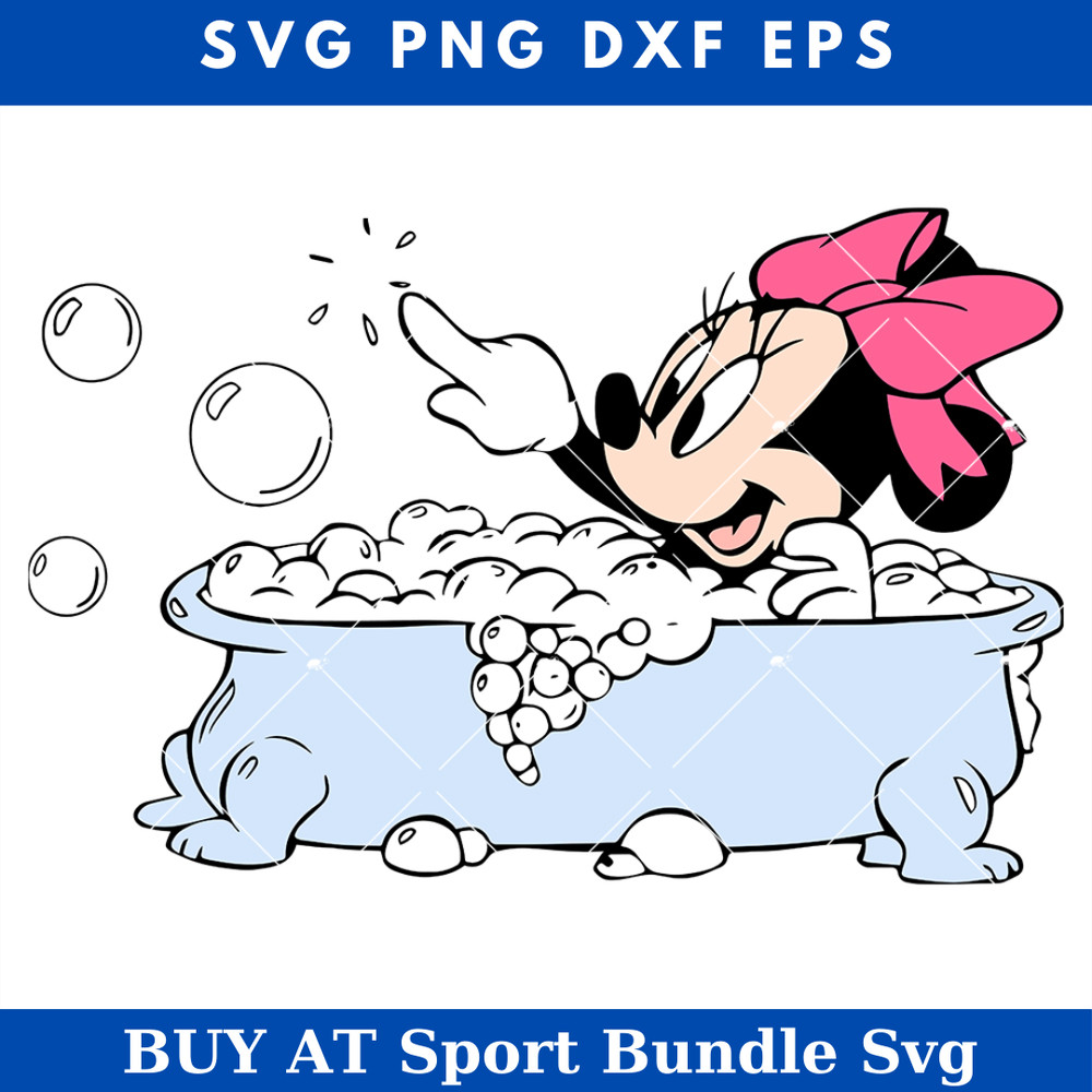 Minnie Mouse Bathtub Svg, Minnie Mouse Bathroom Svg.jpg